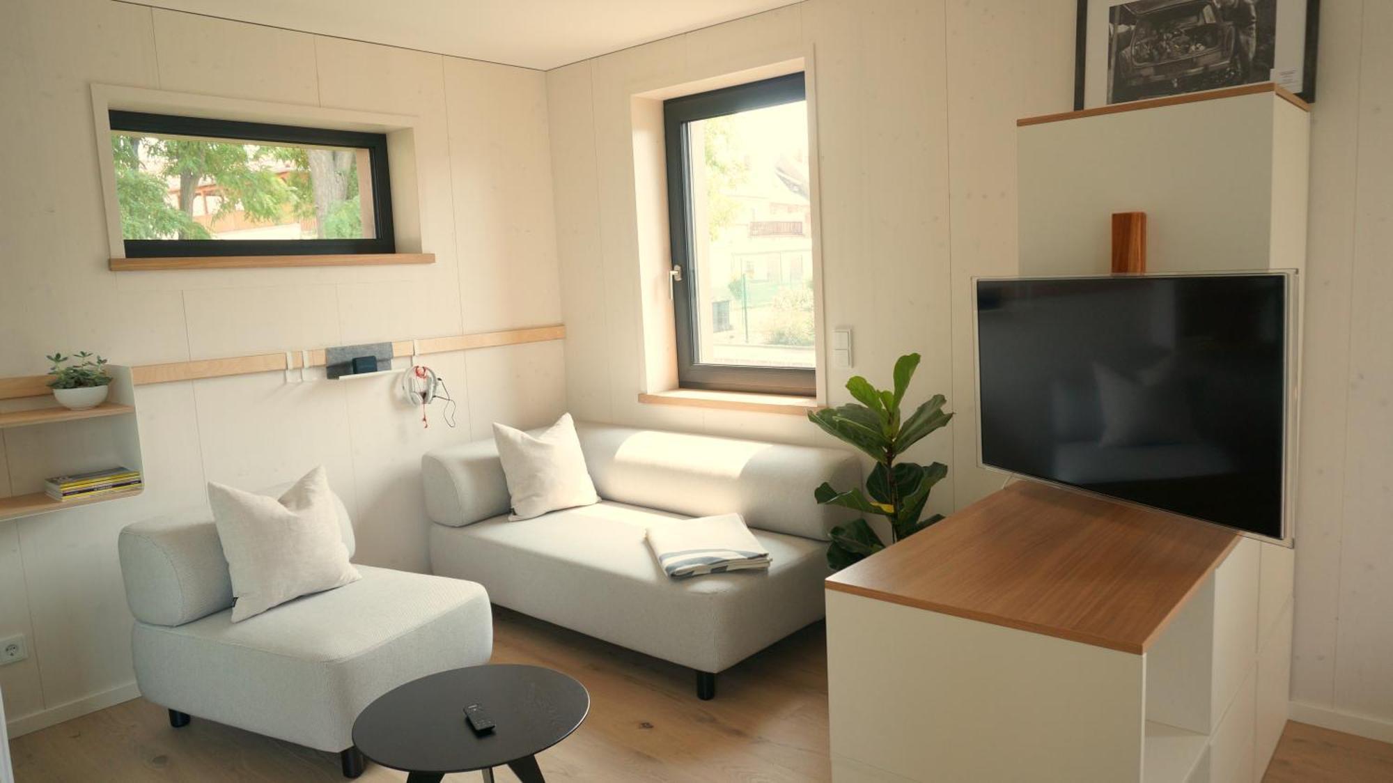 Tiny Design-Modulhaus Mit 33 M² Βίλα Grimma Εξωτερικό φωτογραφία